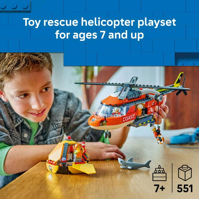 Lego - Coast Guard Helicopter | 551 Pcs | 7Y+ Lego - Coast Guard Helicopter | 551 Pcs | 7Y+