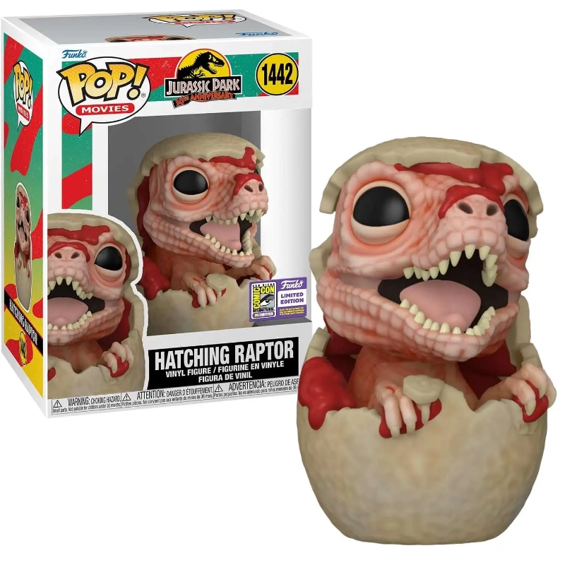Funko - Pop! Movies: Jurassic Park- Hatching Raptor (SDCC'23) | 3 سنوات فما فوق Funko - Pop! Movies: Jurassic Park- Hatching Raptor (SDCC'23) | 3 سنوات فما فوق