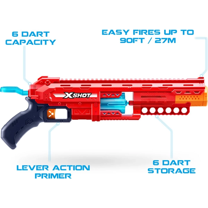 X-Shot - سلسلة قاذفات إكسل كاليبر 1 (16 سهم) | 8 سنوات فأكثر X-Shot - سلسلة قاذفات إكسل كاليبر 1 (16 سهم) | 8 سنوات فأكثر