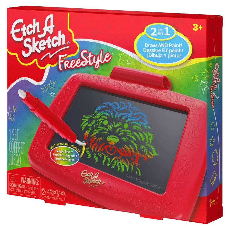 Etch A Sketch - رسم حر بقلم 2 في 1 | 3 سنوات فما فوق Etch A Sketch - رسم حر بقلم 2 في 1 | 3 سنوات فما فوق