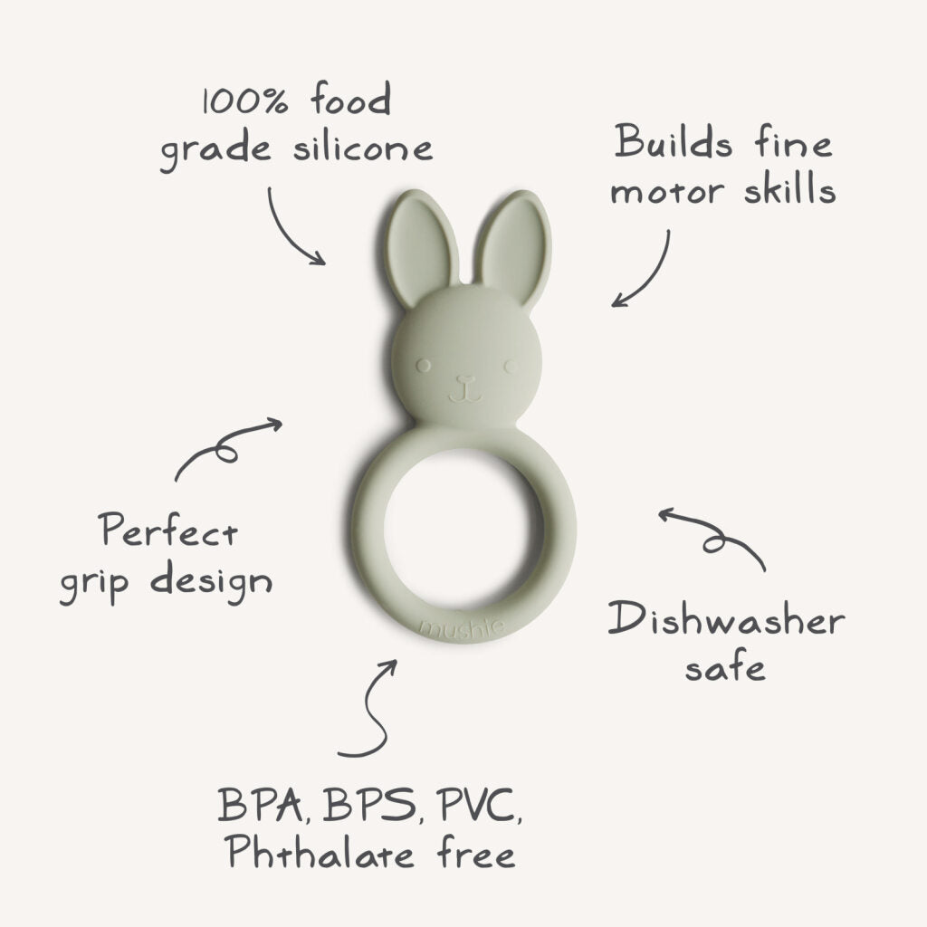 MUSHIE - Silicone Bunny Teether