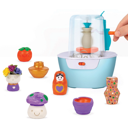 Make It Real - Mini Pottery Studio Deluxe Set- 46 Pcs | 8Y+