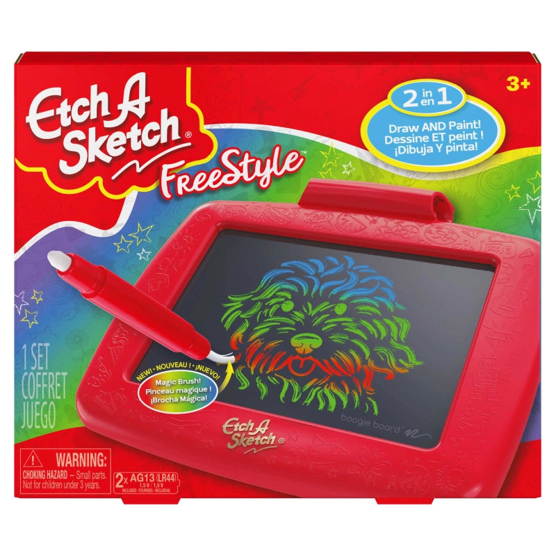 Etch A Sketch - رسم حر بقلم 2 في 1 | 3 سنوات فما فوق Etch A Sketch - رسم حر بقلم 2 في 1 | 3 سنوات فما فوق