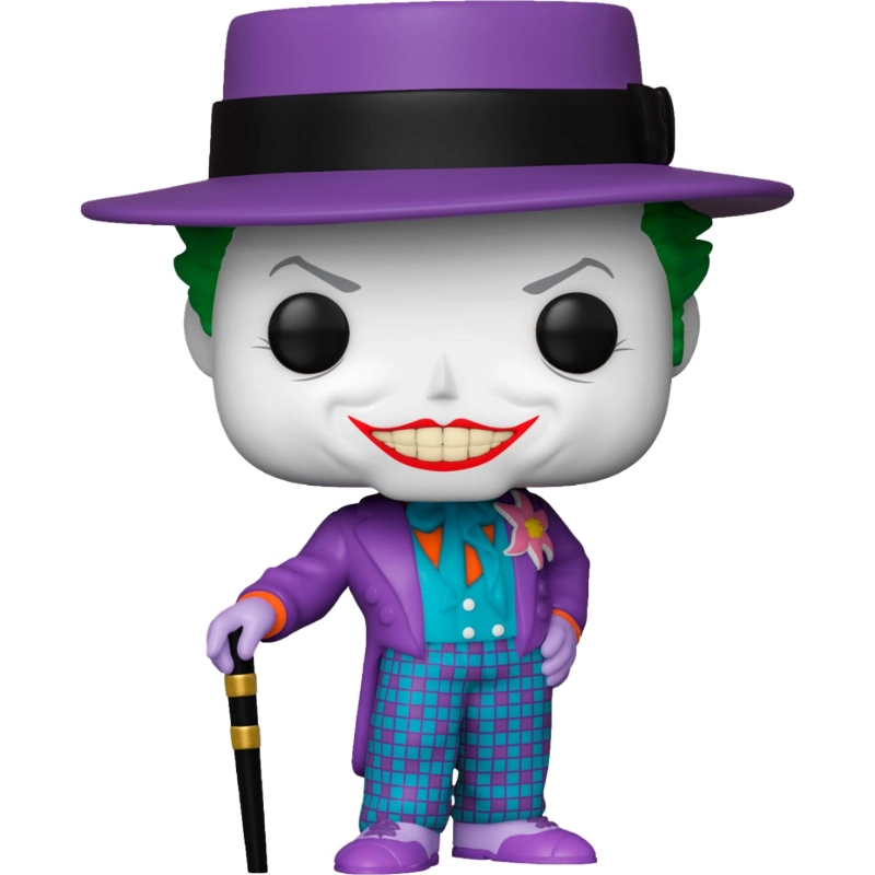 Funko - Pop! Heroes: Batman 1989- جوكر مع قبعة (مع إصدار نادر) | 3 سنوات فما فوق Funko - Pop! Heroes: Batman 1989- جوكر مع قبعة (مع إصدار نادر) | 3 سنوات فما فوق