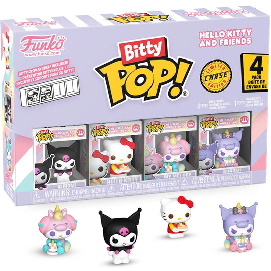 Funko - Bitty Pop! Sanrio: Hello Kitty and Friends- Kuromi 4-Pack Series 3 | 3Y+