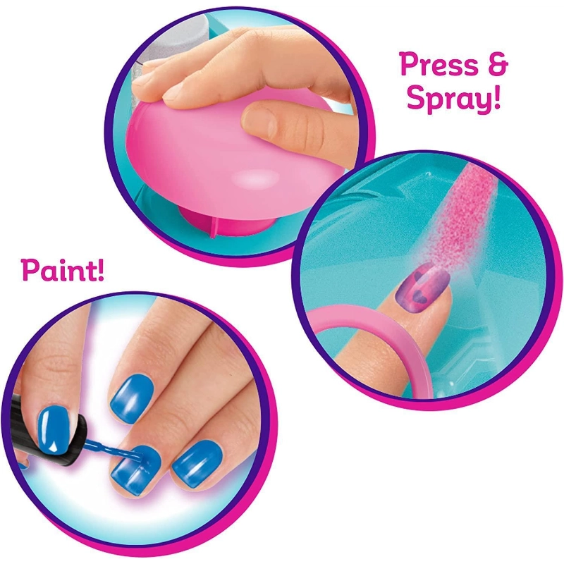 Cra-Z-Art - Shimmer 'n Sparkle Airbrush Nail Design Studio | 8Y+