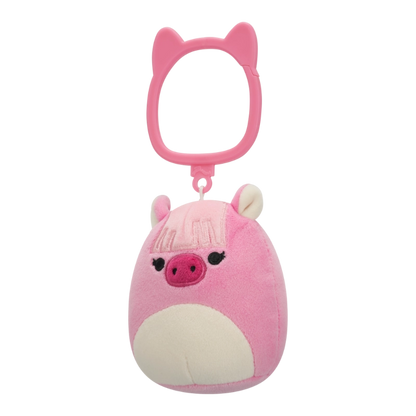 Squishmallows - Clip-On Little Plush 3.5" Veronika the Pink Shetland Pony with Bangs | 1-6Y