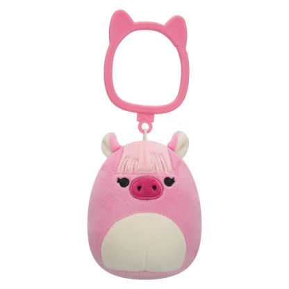 Squishmallows - Clip-On Little Plush 3.5" Veronika the Pink Shetland Pony with Bangs | 1-6Y