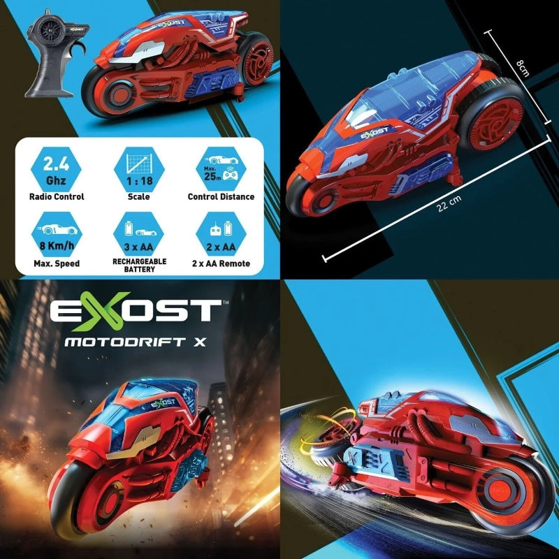 Silverlit - Exost Motodrift X | 5 سنوات فما فوق Silverlit - Exost Motodrift X | 5 سنوات فما فوق