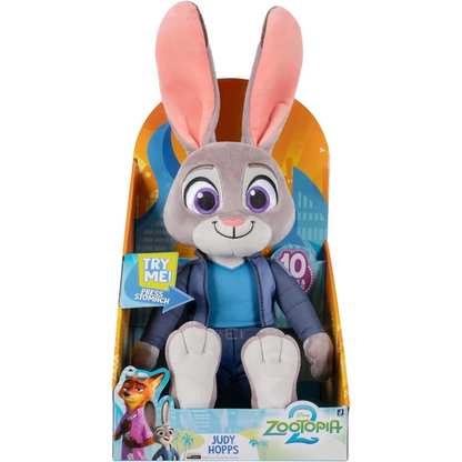 Zootropolis - 2 Judy Hopps 14-inch Plush Toy (Talking Plush) | 3Y+