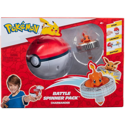 Pokemon - Battle Spinner Single Pack- Charmander & Poke Ball | 4Y+