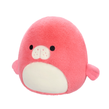 Squishmallows - Medium Plush 12" Fuzzamallows Morlai the Coral Manatee | 1-6Y