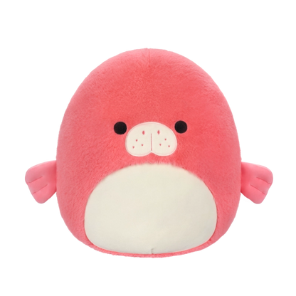 Squishmallows - Medium Plush 12" Fuzzamallows Morlai the Coral Manatee | 1-6Y