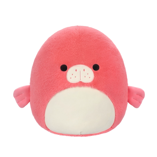 Squishmallows - Medium Plush 12" Fuzzamallows Morlai the Coral Manatee | 1-6Y