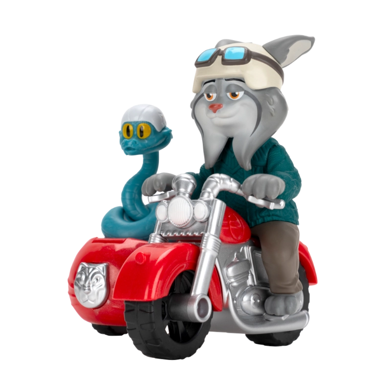 Zootropolis - Little Vehicle with Figure- Pawbert the Lynx with Gary Snake | 3Y+