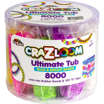Cra-Z-Art - Cra-Z-Loom Ultimate Tub 8000 | 8Y+