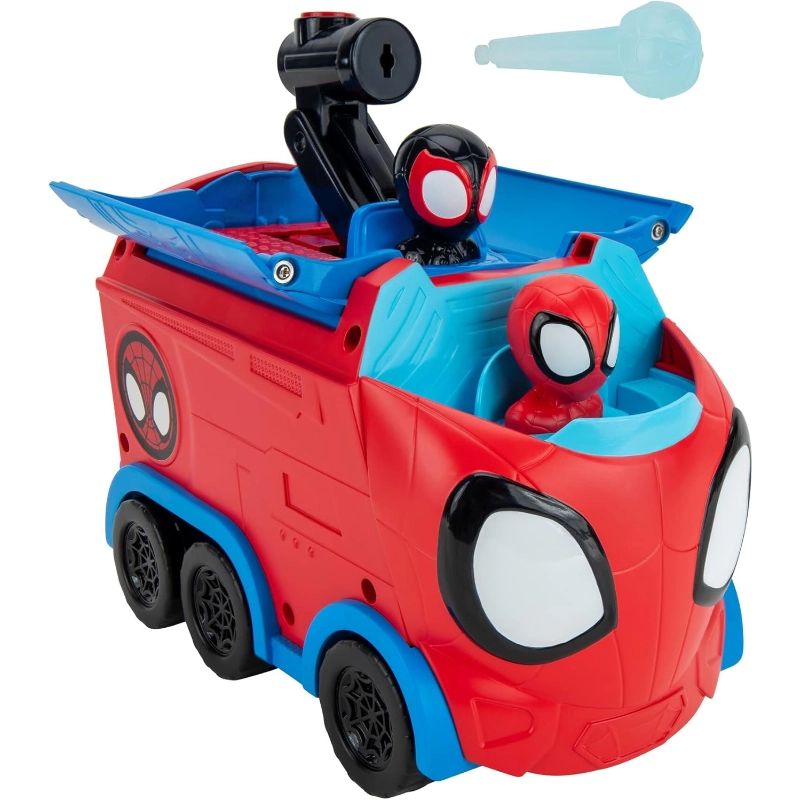 Spidey and His Amazing Friends - Web Spinning Hauler 3-in-1 Transforming Vehicle | 3Y+