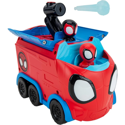 Spidey and His Amazing Friends - Web Spinning Hauler 3-in-1 Transforming Vehicle | 3Y+