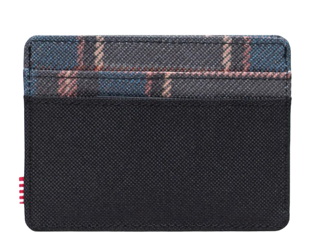 Herschel - Charlie Cardholder Black Winter Plaid | One Size Herschel - Charlie Cardholder Black Winter Plaid | One Size