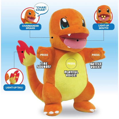 Pokemon - Feature Plush (Flame Action) Charmander | 3Y+