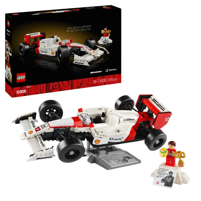 Lego - McLaren MP4/4 & Ayrton Senna 693 Pcs 18Y+ — BambiniJO Jordan