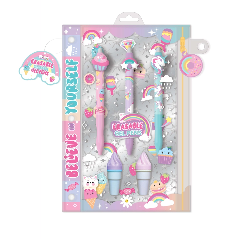 Hot Focus - Click &Erasable Gel Pen | Rainbow | 5Y+ Hot Focus - Click &Erasable Gel Pen | Rainbow | 5Y+