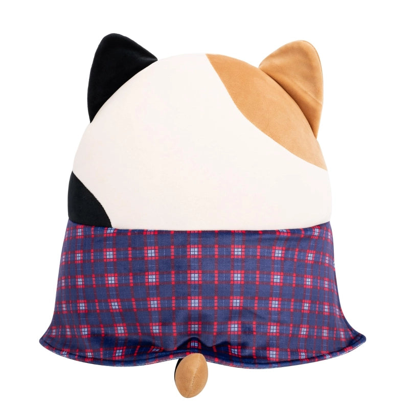 Squishmallows - the Medium Plush 12" Cam the Brown and Black Cat with Flannel Shirt | 1-6Y