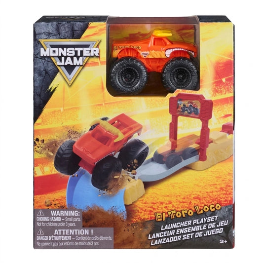 Monster Jam - 1:72 El Toro Loco Launcher Playset | 3Y+