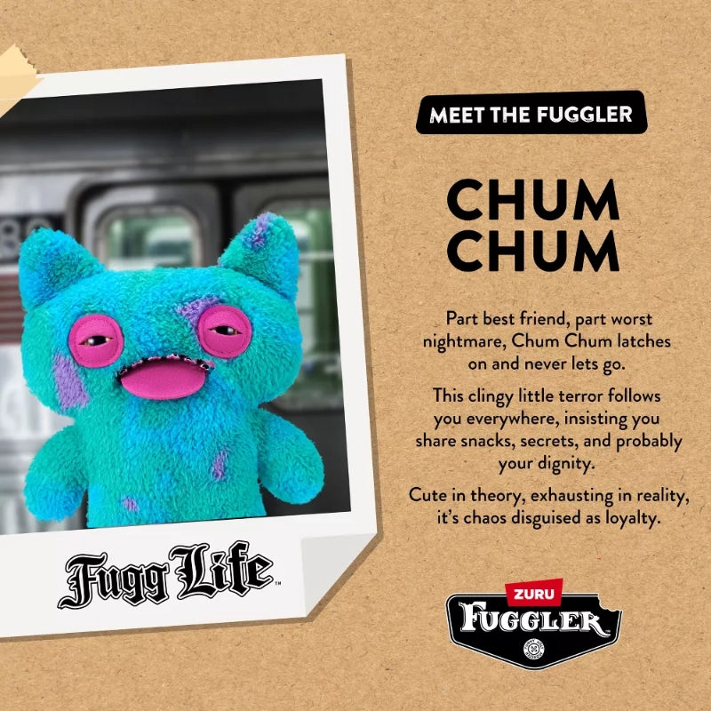 Fuggler - 9-Inch Fugg Life Plush Series 1- Chum Chum | 4Y+ Fuggler - 9-Inch Fugg Life Plush Series 1- Chum Chum | 4Y+