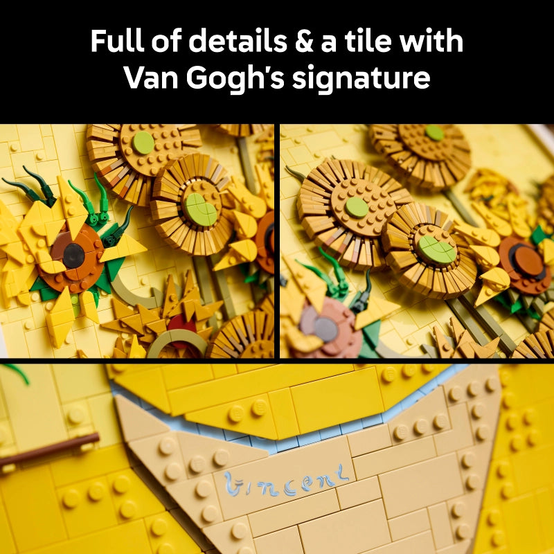 Lego - Vincent van Gogh – Sunflowers 2615 Pcs 18Y+ — BambiniJO Jordan