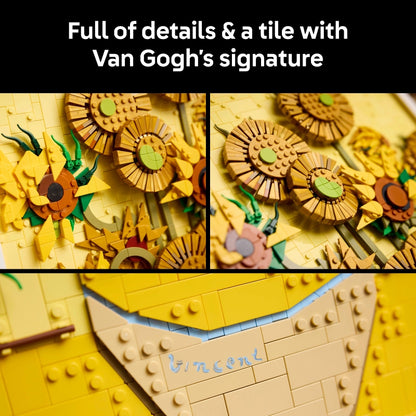 Lego - Vincent van Gogh – Sunflowers 2615 Pcs 18Y+ — BambiniJO Jordan