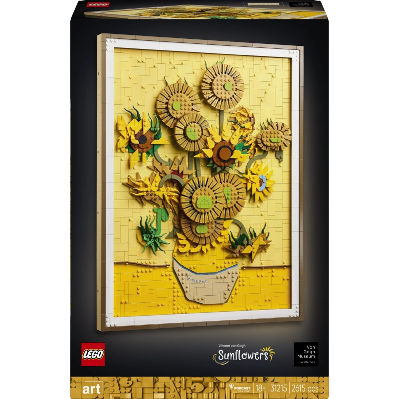 Lego - Vincent van Gogh – Sunflowers 2615 Pcs 18Y+ — BambiniJO Jordan