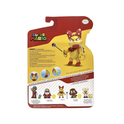 Nintendo - Super Mario 4" Figures Wave #30- Wendy | 3Y+
