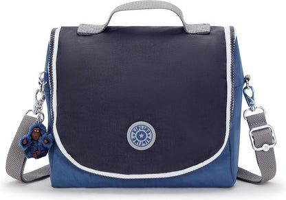 Kipling Kichirou Insulated Lunch Bag Fantasy Blue Block Large - side view