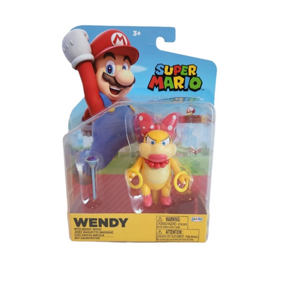 Nintendo - Super Mario 4" Figures Wave #30- Wendy | 3Y+
