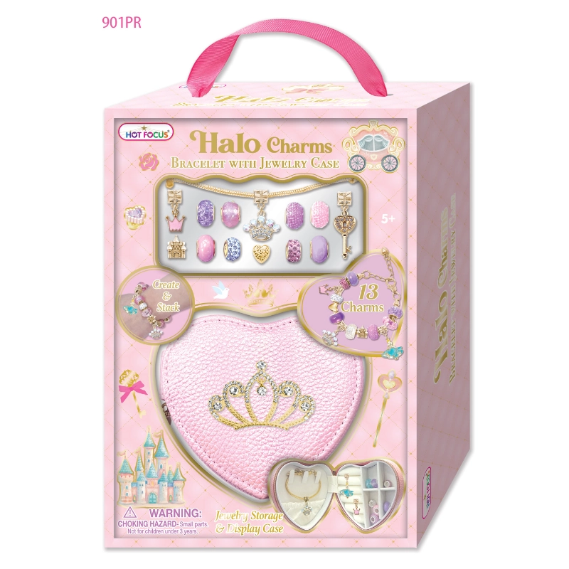 Hot Focus - سوار وقلادة Halo Charms | أميرة | 5 سنوات فما فوق Hot Focus - سوار وقلادة Halo Charms | أميرة | 5 سنوات فما فوق