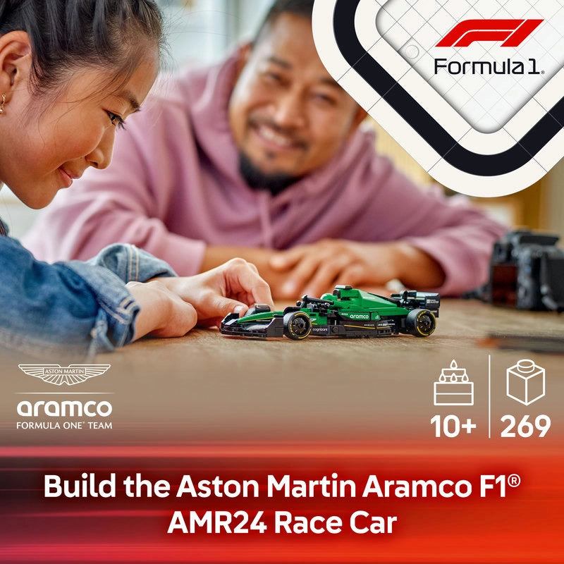 Lego - Aston Martin Aramco F1 AMR24 Race Car 269 Pcs 10Y+ — BambiniJO Jordan