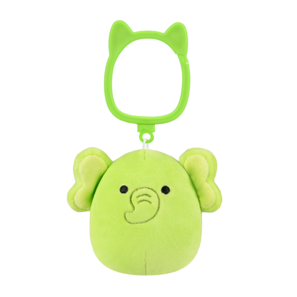 Squishmallows - Clip-On Little Plush 3.5" Franky the Lime Green Elephant | 1-6Y