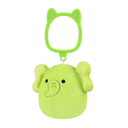 Squishmallows - Clip-On Little Plush 3.5" Franky the Lime Green Elephant | 1-6Y