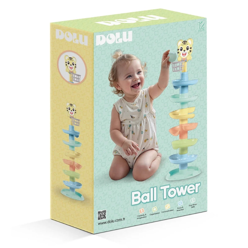 Dolu - Ball Tower XL (Pastel Orange) | 1Y+