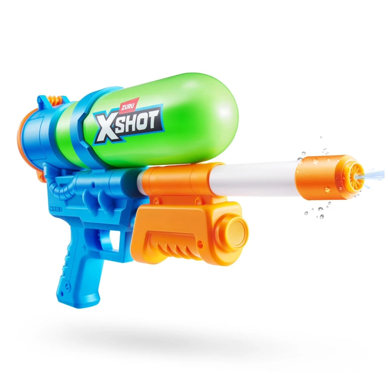 X-Shot - Water Fast Fill 80s Super Splash Water Blaster- Blue/Green | 6Y+