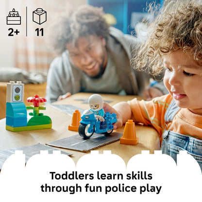 Lego - Blue Police Motorcycle 11 Pcs 2Y+ — BambiniJO Jordan