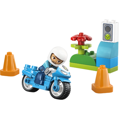 Lego - Blue Police Motorcycle 11 Pcs 2Y+ — BambiniJO Jordan