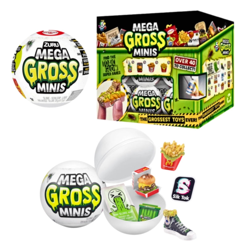 5 Surprise - Mega Gross Minis Series 1- 18 Pcs- Gravity | 3Y+ 5 Surprise - Mega Gross Minis Series 1- 18 Pcs- Gravity | 3Y+