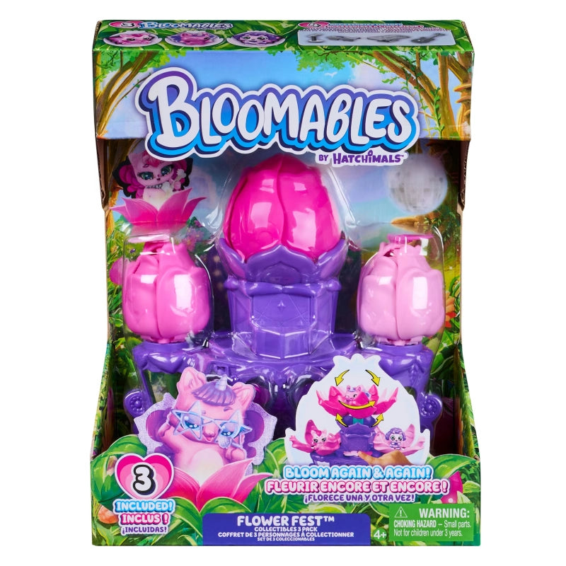 Hatchimals - Bloomables Flower Fest Collectibles 3-Pack | 4Y+