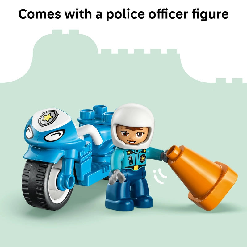 Lego - Blue Police Motorcycle 11 Pcs 2Y+ — BambiniJO Jordan