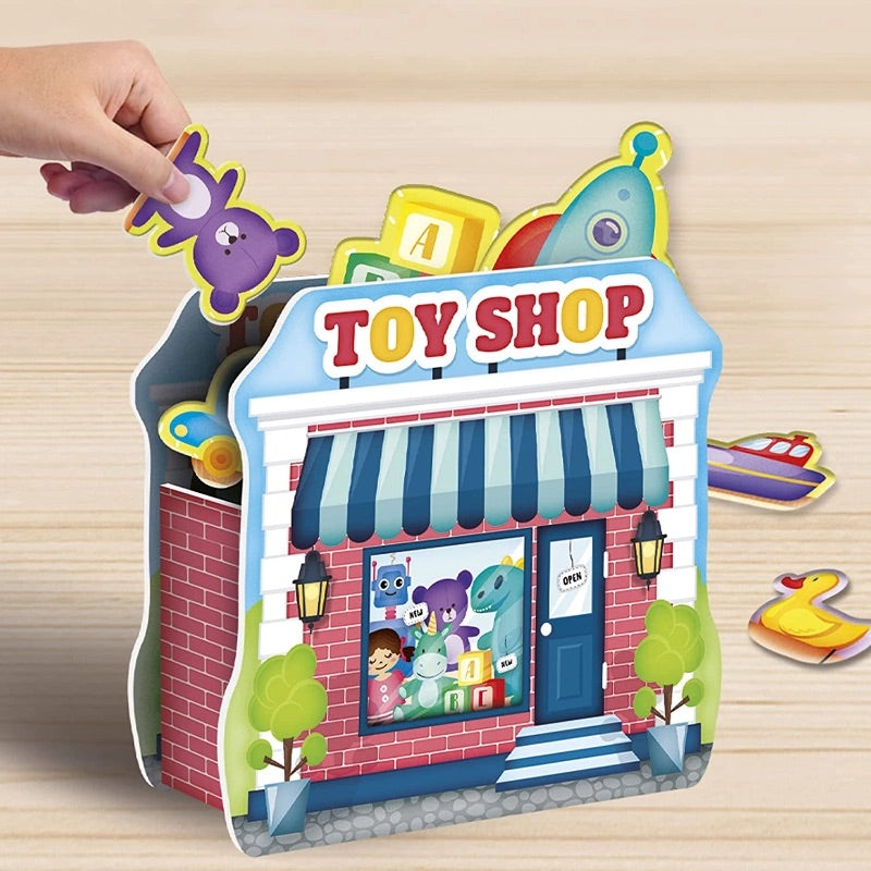 Carotina Baby Logic 3D Toy Shop 2Y+ Carotina Baby Logic 3D Toy Shop 2Y+