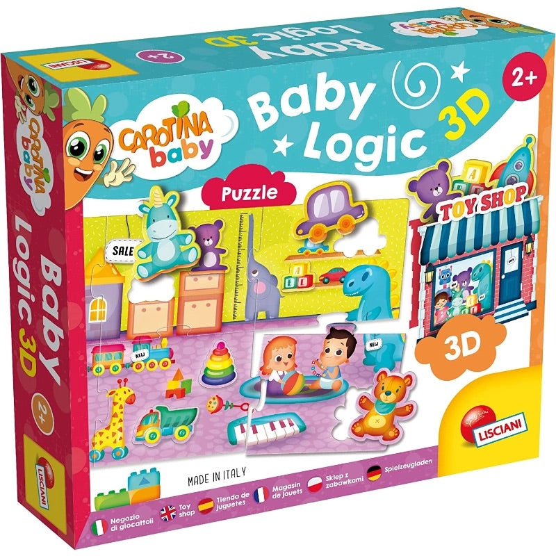 Carotina Baby Logic 3D Toy Shop 2Y+ Carotina Baby Logic 3D Toy Shop 2Y+