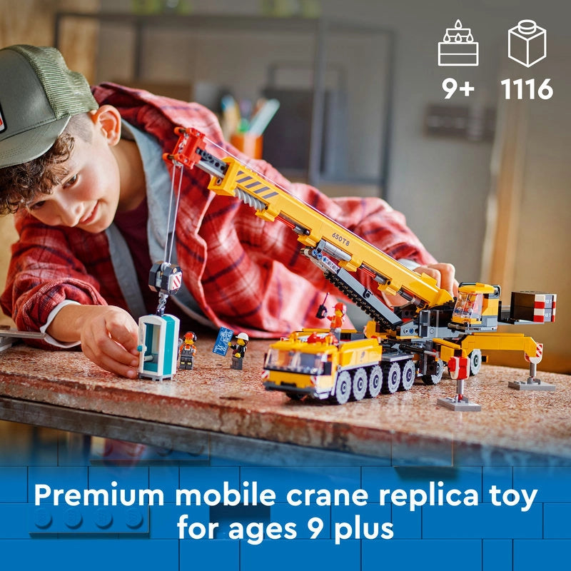 Lego - Yellow Mobile Construction Crane 1116 Pcs 9Y+ — BambiniJO Jordan