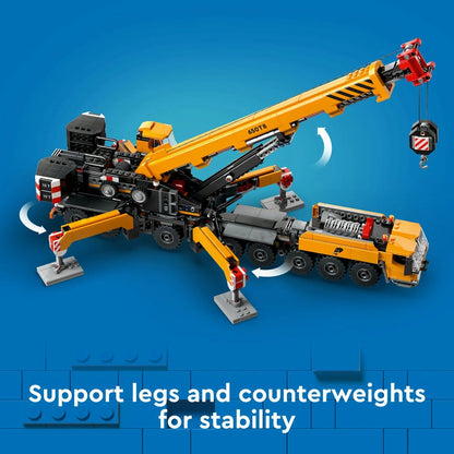 Lego - Yellow Mobile Construction Crane 1116 Pcs 9Y+ — BambiniJO Jordan